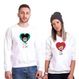 Tshirthane Carl Ellie Sevgili Kombinleri Sweatshirt Kombini, Erkek, 2XL-Tek Ürün Fiyatıdır, Kombin Yapmak İçin En Az 2 Adet Sepete Ekleyiniz