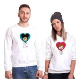 Tshirthane Carl Ellie Sevgili Kombinleri Sweatshirt Kombini, Erkek, M-Tek Ürün Fiyatıdır, Kombin Yapmak İçin En Az 2 Adet Sepete Ekleyiniz