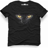Tshirthane Cat Kedi 3D Siyah Erkek T-Shirt - M