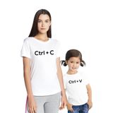 Tshirthane Crtl+C Ctrl+V Anne Kız & Oğul tişört (TEK ÜRÜN FİYATIDIR KOMBİN YAPMAK İÇİN 2 ADET SEPETE EKLEYİNİZ)
