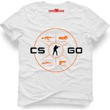 Tshirthane Csgo Cs Go Envanter Beyaz Erkek T-Shirt - M