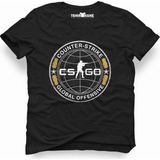 Tshirthane Csgo cs go Global Offensive Siyah Erkek T-shirt