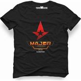 Tshirthane Csgo Cs Go Major Siyah Erkek T-Shirt - XS