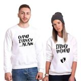 Tshirthane Cupid Struck Agin 2'li Sevgili Sweatshirt