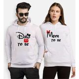 Tshirthane Dad Mom To Be 2'li Sevgili Sweatshirt