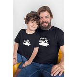 Tshirthane Daddy Baby Shark Baba Oğul Tshirt(Tek Ürün Fiyatıdır Kombin Yapmak Için 2 Adet Sepete Ekleyiniz) - 3 - 4 Yaş - Siyah
