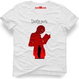 Tshirthane Death Note Deathnote Beyaz Erkek T-Shirt - L