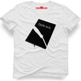 Tshirthane Death Note Deathnote Beyaz Erkek T-Shirt - XS