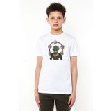 Tshirthane Demon Slayer Anime Hantengu Clone Beyaz Çocuk Bisikletyaka Tshirt P20792S2354, Beyaz, 11-12 Yaş
