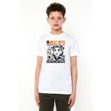 Tshirthane Demon Slayer Anime Super Yummy Beyaz Çocuk Bisikletyaka Tshirt P20891S7917, Beyaz, 5-6 Yaş