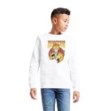 Tshirthane Demon Slayer Anime Zenitsu Poster Beyaz Çocuk 2ip Sweatshirt P20937S6154, 11-12 Yaş