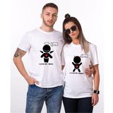 Tshirthane Devil Angel Sevgili Kombinleri T-shirt Kombini