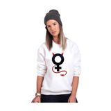 Tshirthane Devil Man Women Sevgili Kombinleri T-shirt Kombini