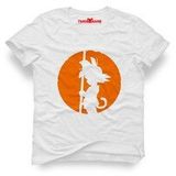 Tshirthane Dragon Ball Son Goku Beyaz Erkek Tshirt