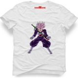 Tshirthane Dragon ball z Erkek T-Shirt - XL - Beyaz