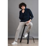 Tshirthane Fermuar Yaka Yarım Balıkçı Likralı Erkek Sweatshirt