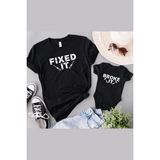 Tshirthane Fixed Broke Baba Oğul Kız (Tek Ürün Fiyatıdır Kombin Yapmak Için En Az 2 Adet Sepete Ekleyiniz) - 6 - 9 Ay - Siyah