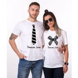 Tshirthane Forever Love 2'li Sevgili T-shirt