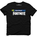Tshirthane Fortnine Victort Royale! #1 Siyah Erkek T-Shirt - XS