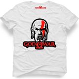 Tshirthane God Of War Beyaz Erkek T-Shirt - M