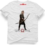 Tshirthane God Of War Beyaz Erkek T-Shirt