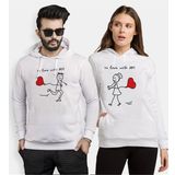 Tshirthane I Love With 2'li Sevgili Sweatshirt