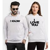 Tshirthane I Love You I Know 2'li Sevgili Sweatshirt