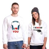 Tshirthane I Love You I Know Sevgili Kombinleri Sweatshirt Kombini, Erkek, 2XL, N11PTTSV20SW029-Tek Ürün Fiyatıdır, Kombin Yapmak İçin En Az 2 Adet Sepete Ekleyiniz