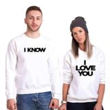 Tshirthane I Love You I Know Sevgili Kombinleri Sweatshirt Kombini, Erkek, 2XL, N11PTTSV20SW166-Tek Ürün Fiyatıdır, Kombin Yapmak İçin En Az 2 Adet Sepete Ekleyiniz
