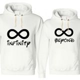 Tshirthane Infinity Beyond 2'li Sevgili Sweatshirt