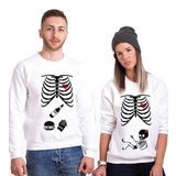 Tshirthane İskelet Bebek 2'li Sevgili Sweatshirt