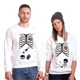Tshirthane İskelet Bebek Sevgili Kombinleri Sweatshirt Kombini, Kadın, XS-Tek Ürün Fiyatıdır, Kombin Yapmak İçin En Az 2 Adet Sepete Ekleyiniz