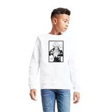 Tshirthane Jujutsu Kaisen Anime Satoru Gojo Lets Get A Little Crazy Beyaz Çocuk 2ip Sweatshirt P21720S2706, 13-14 Yaş