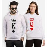 Tshirthane K Q King Queen Sevgili Kombinleri Uzunkollu Sweatshirt