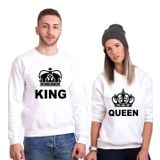Tshirthane King Queen Sevgili Kombinleri Sweatshirt Kombini, Erkek, L, N11PTTSV20SW038-Tek Ürün Fiyatıdır, Kombin Yapmak İçin En Az 2 Adet Sepete Ekleyiniz