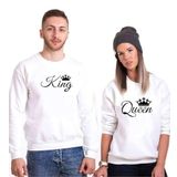 Tshirthane King Queen Tag Sevgili Kombinleri Sweatshirt Kombini, Kadın, 2XL-Tek Ürün Fiyatıdır, Kombin Yapmak İçin En Az 2 Adet Sepete Ekleyiniz
