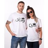 Tshirthane King Queen Tag Sevgili Kombinleri T-shirt Kombini