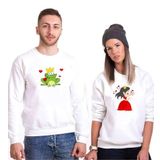 Tshirthane Kurbağa Prenses Sevgili Kombinleri Sweatshirt Kombini, Erkek, L-Tek Ürün Fiyatıdır, Kombin Yapmak İçin En Az 2 Adet Sepete Ekleyiniz