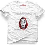 Tshirthane La Case De Papel Bella Ciao Beyaz Erkek T-Shirt - M
