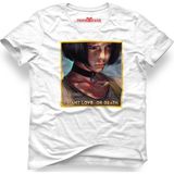 Tshirthane Leon Mathilda I Want Love...Or Death Beyaz Erkek T-Shirt