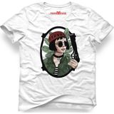 Tshirthane Leon & Mathilda The Professional Mirror Sevginin Gücü Beyaz Erkek T-Shirt - XS