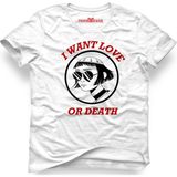 Tshirthane Leon & Mathilda The Professional Sevginin Gücü İ Wont Love Beyaz Erkek T-Shirt