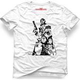 Tshirthane Leon & Mathilda The Professional Sevginin Gücü Kolaj Beyaz Erkek T-Shirt - XS