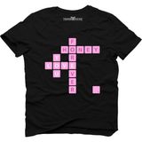 Tshirthane Love Frover Siyah Erkek T-Shirt - XS