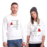 Tshirthane Love With Sevgili Kombinleri Sweatshirt Kombini, Erkek, S-Tek Ürün Fiyatıdır, Kombin Yapmak İçin En Az 2 Adet Sepete Ekleyiniz