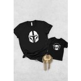 Tshirthane Mandolarian Baby Yoda Baba Oğul Kız TEK ÜRÜN FİYATIDIR KOMBİN YAPMAK İÇİN EN AZ 2 ADET SEPETE EKLE