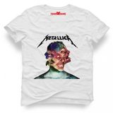 Tshirthane Metallica Album Hardwired To Self Destruct Beyaz Erkek T-shirt