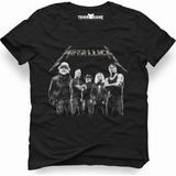 Tshirthane Metallica Grup 2018 Siyah Erkek T-shirt