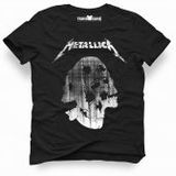 Tshirthane Metallica Skull Siyah Erkek T-shirt