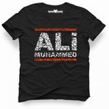 Tshirthane Mohamed Ali Run Dmc Siyah Erkek T-shirt